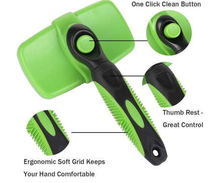 AUREVIAN Pet Self Cleaning Brush