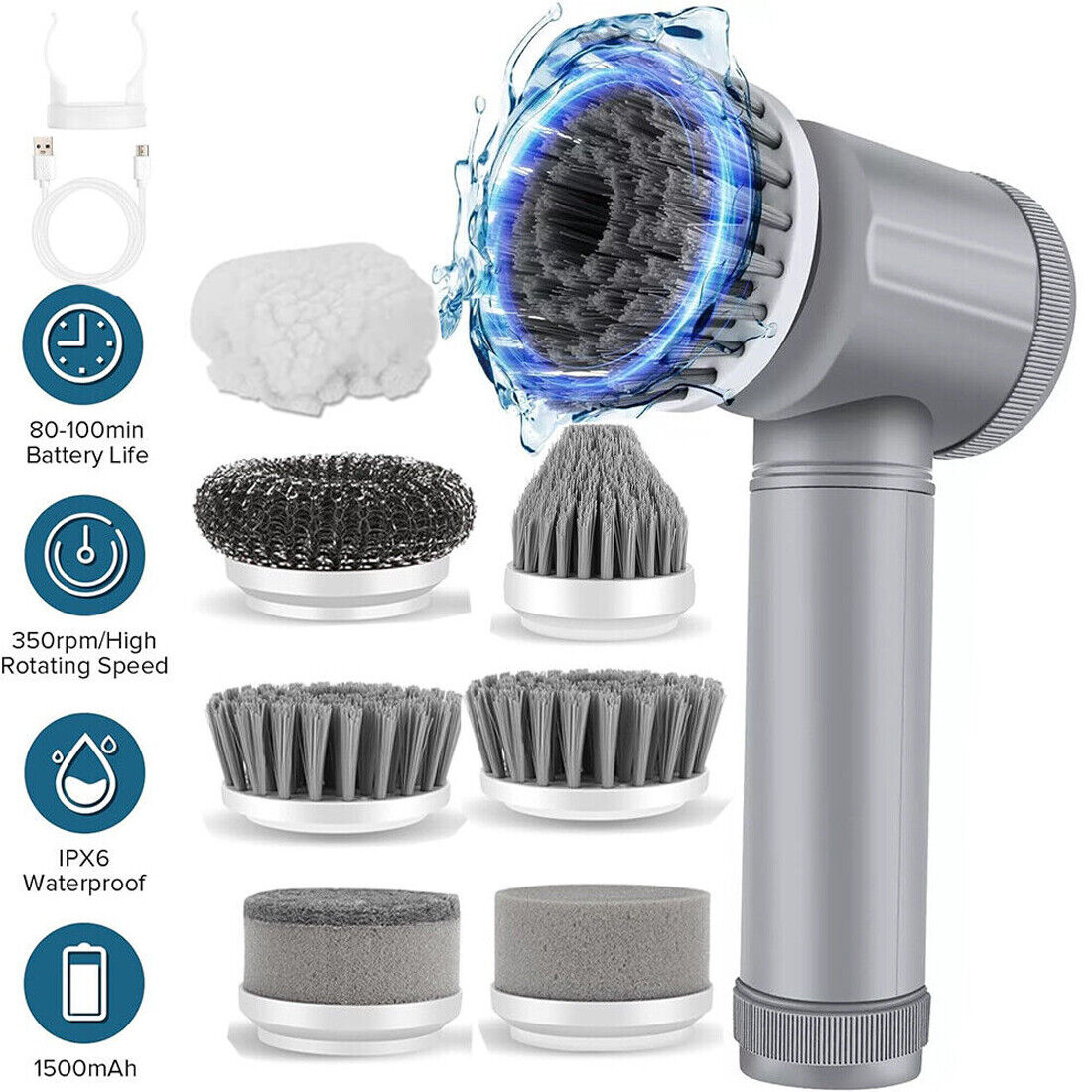 AUREVIAN Electric Spin Scrubber