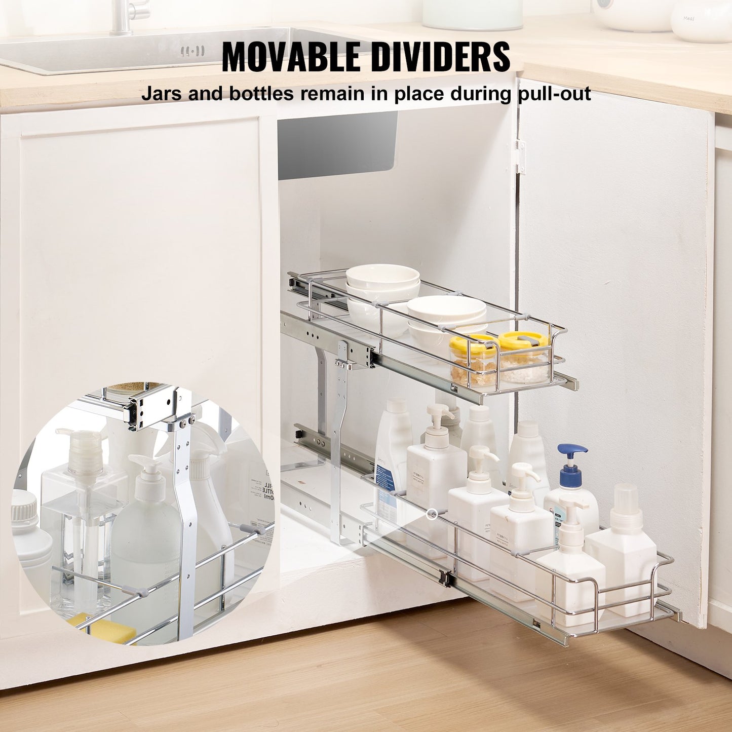 AUREVIAN Under Sink Organizer