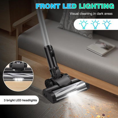AUREVIAN 12VBlack Cordless Vacuum Cleaner