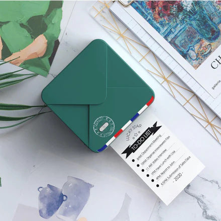 AUREVIAN Pocket Small Mini Bluetooth Handheld Portable Thermal Printer