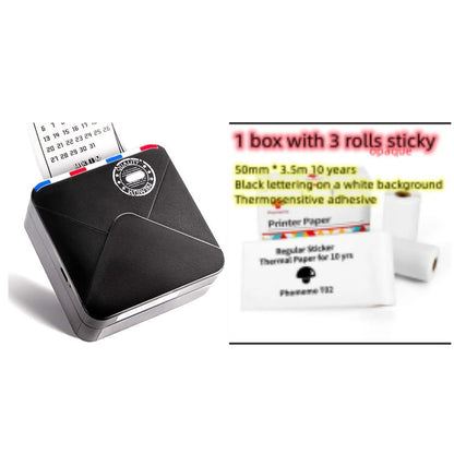 AUREVIAN Pocket Small Mini Bluetooth Handheld Portable Thermal Printer