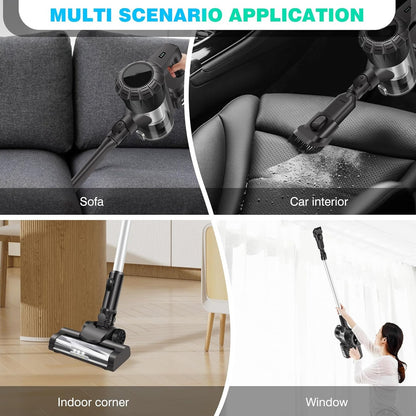 AUREVIAN 12VBlack Cordless Vacuum Cleaner