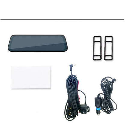 AUREVIAN Streaming Dashcam HD Rearview Mirror Dual Lens Reversing Video