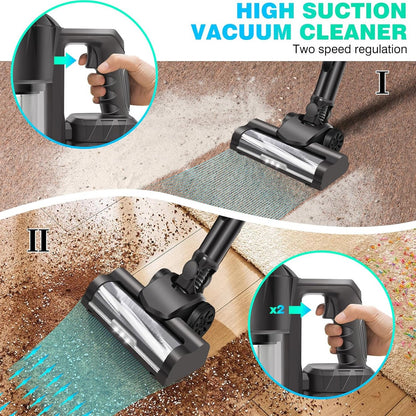 AUREVIAN 12VBlack Cordless Vacuum Cleaner